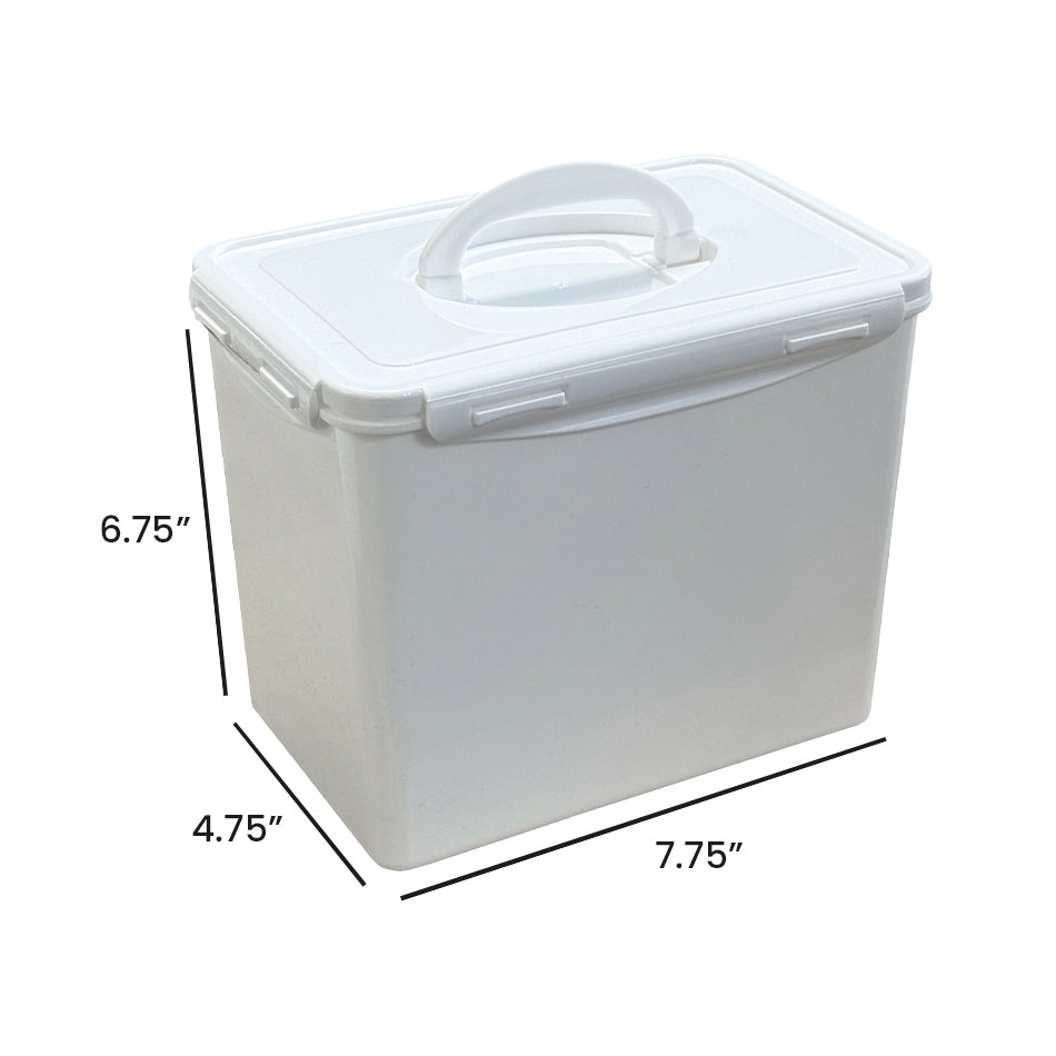 Airtight Mask Container with Handle