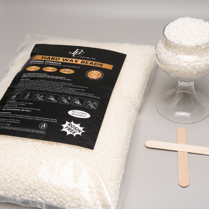 Mini White Hard Wax Beads