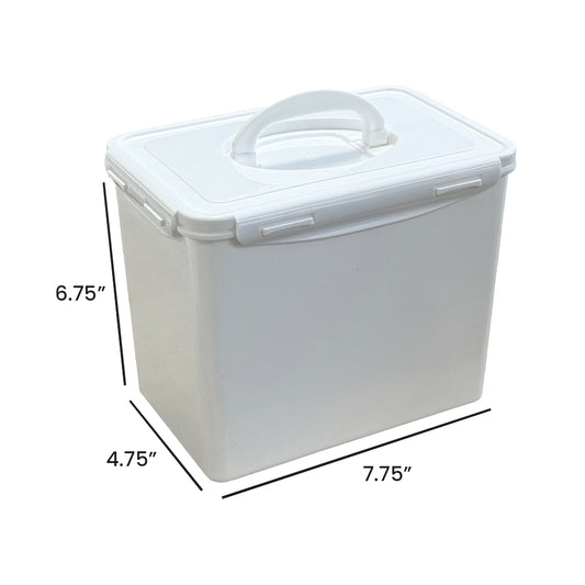 Airtight Mask Container with Handle