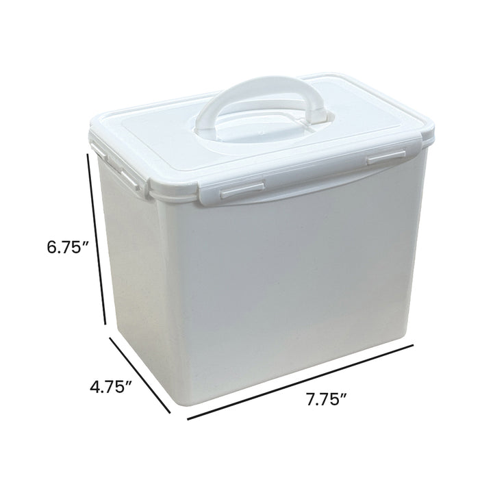Airtight Mask Container with Handle