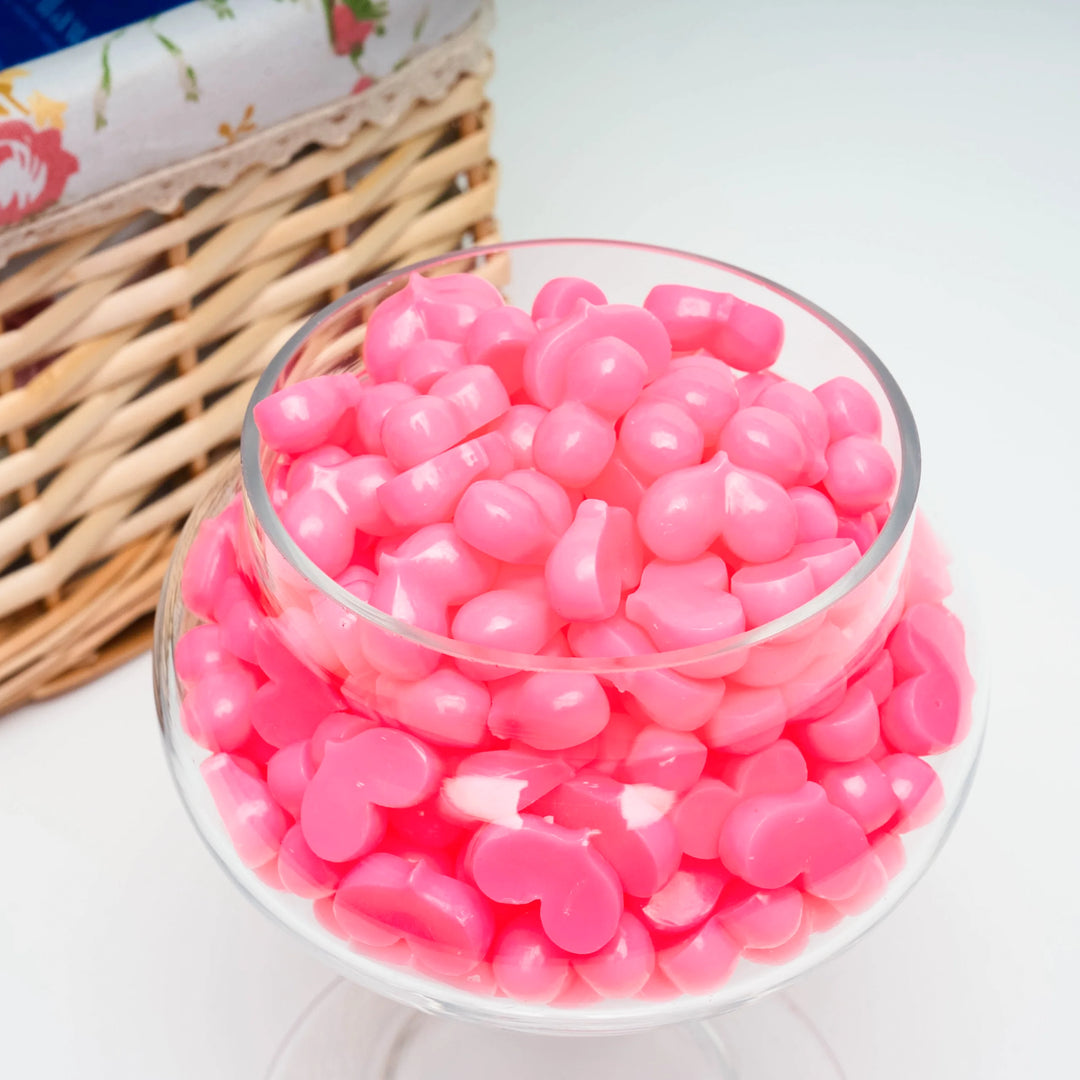 Pink Heart Hard Wax Beans 1lb
