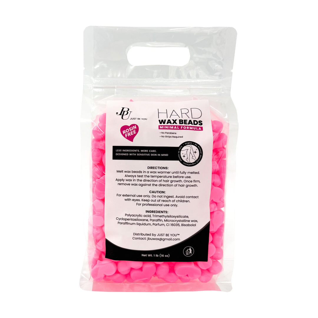 Pink Heart Hard Wax Beans 1lb