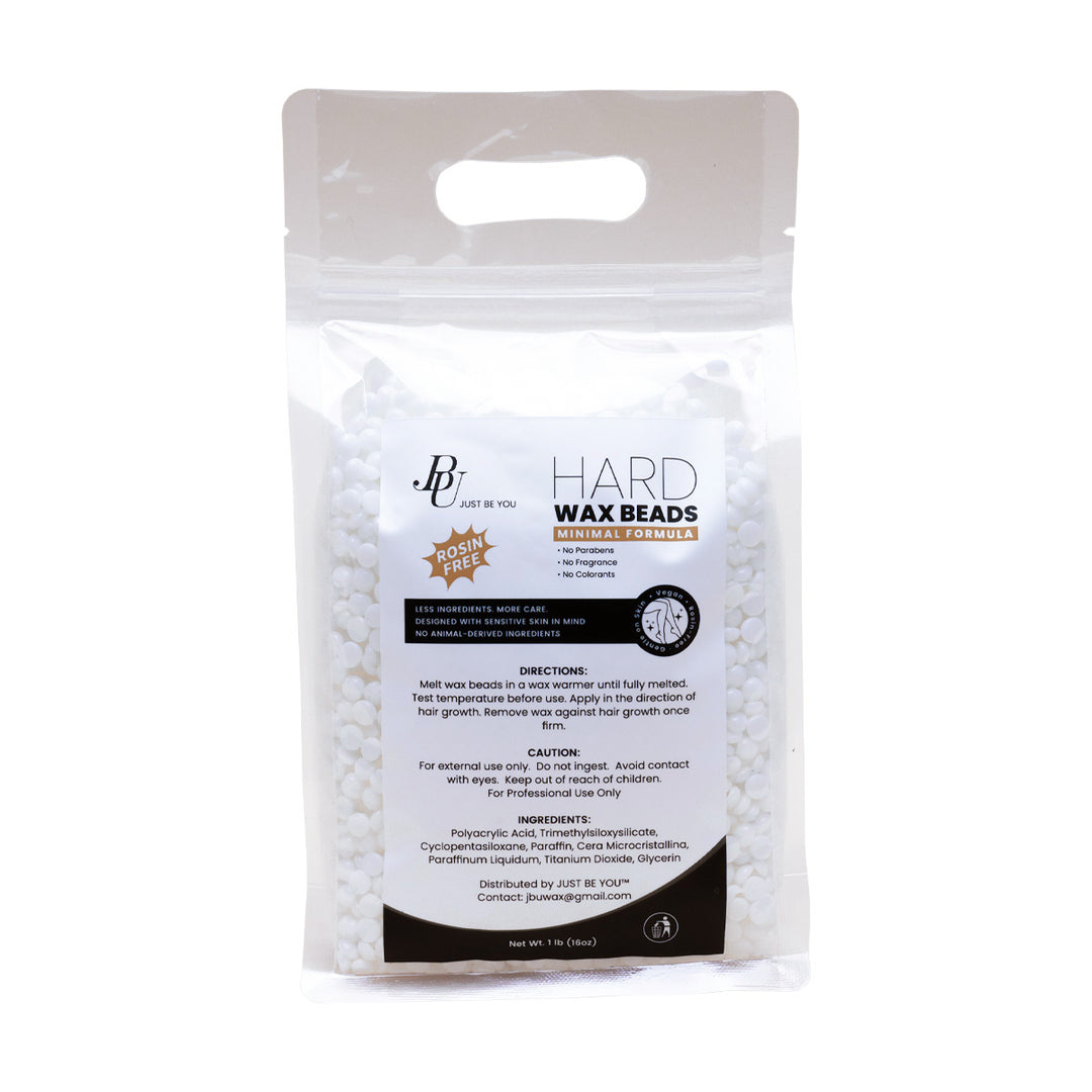 Mini White Hard Wax Beads