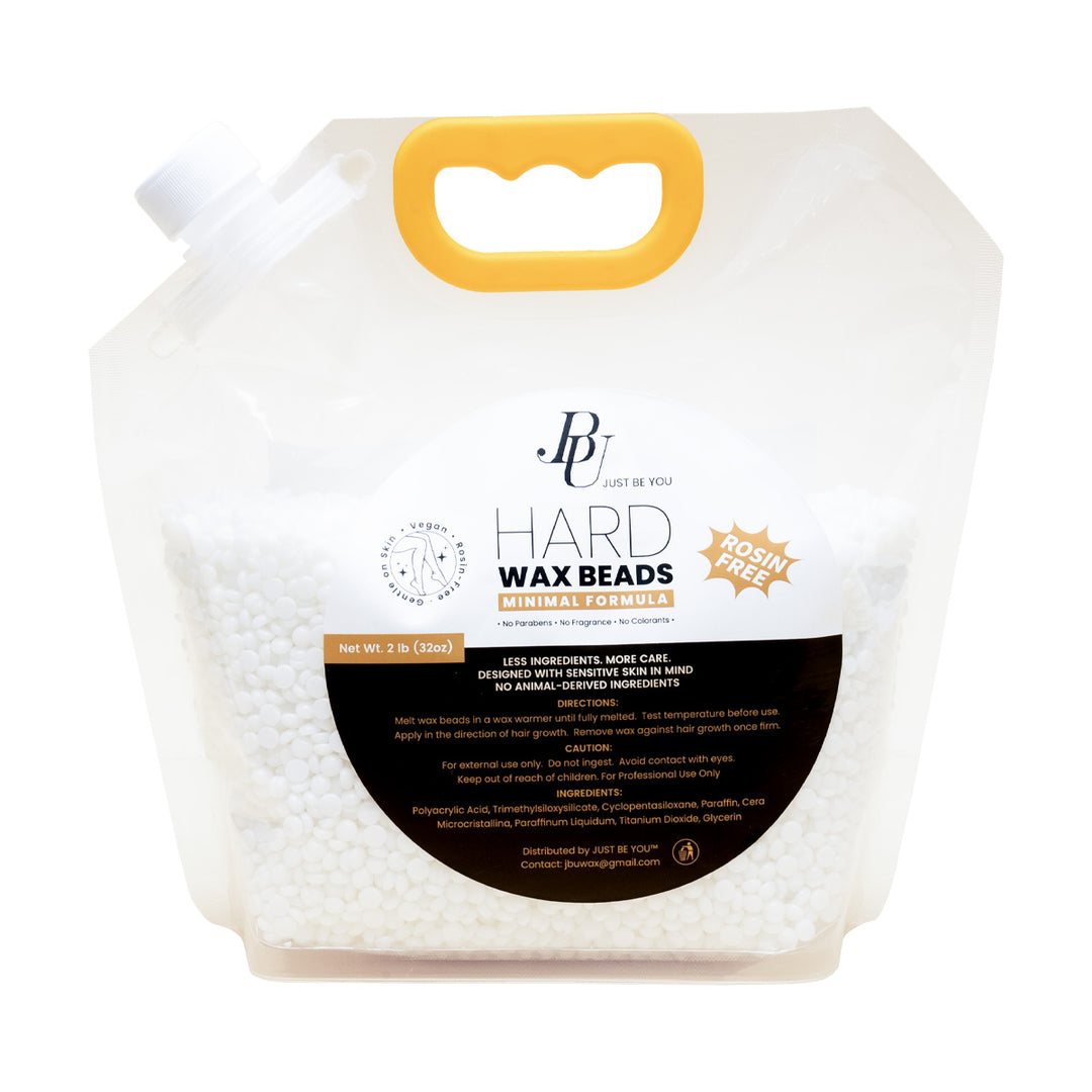 Mini White Hard Wax Beads