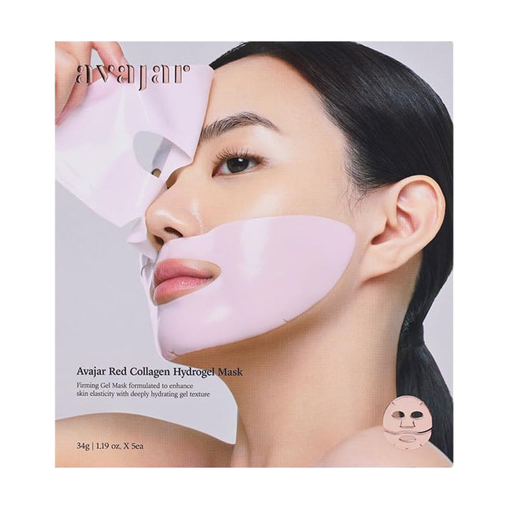 Red Collagen Hydrogel Mask 5 Sheets